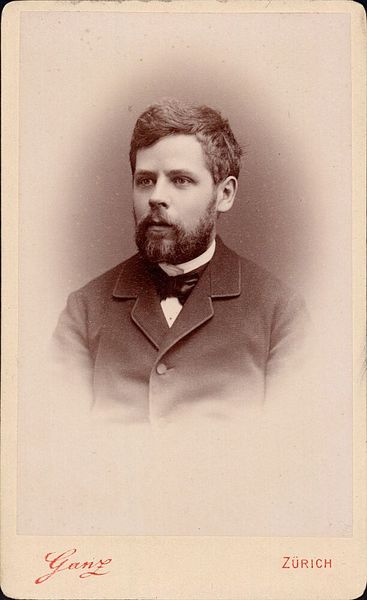 Friedrich Schottky, Vater von Walter Schottky, im Jahr 1886. (Bild: frei lizenziert)
