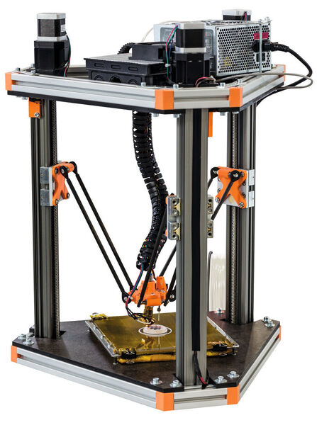 Triboexperte Igus bietet verschiedene Komponenten für 3D-Drucker an – von Gleitlagern über Energieführungen bis zum reib- und verschleißoptimierten Filament. (Bild: Igus)
