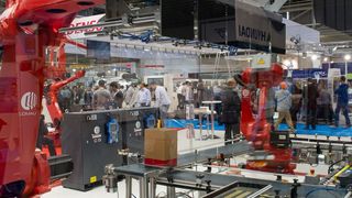 Verpackungsrobotik ist ein wichtiges Themenfeld der Automatica. (Bild: Thomas Plettenberg)