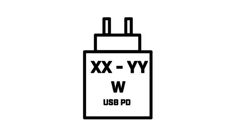 Bild 2: Vorgeschlagene Verpackungskennzeichnung zur Angabe, ob ein Gerät mit oder ohne Ladegerät geliefert wird.  (Bild: CUI Devices)