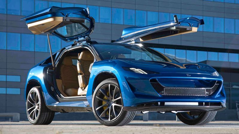 Drako stellt mit dem Dragon ein E-SUV vor, welches 2026 auf den Markt kommen soll.(Bild:  Drako Motors)