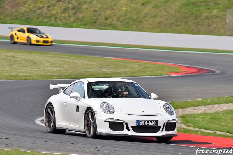 Der Porsche 911 GT3 RS verfügt über einen 4,0-Liter-6-Zylinder Boxermotor mit 368 kW (500 PS). (Jochen Van Cauwenberge)