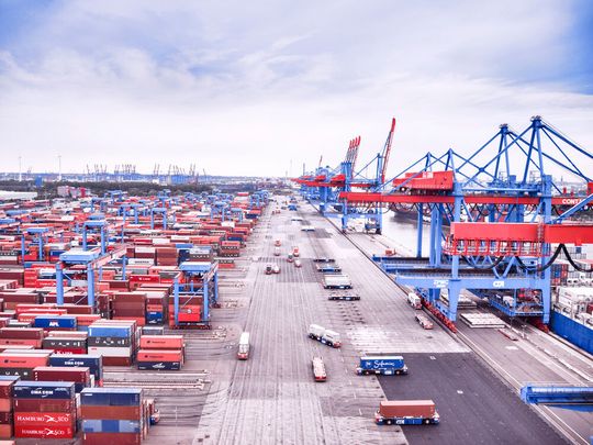 An den Terminals der HHLA war in diesem Jahr deutlich mehr los, als zu Jahresbeginn noch angenommen.(Bild:  HHLA/Thies Rätzke)