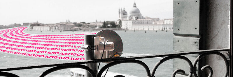 In der Lagunenstadt Venedig sammeln Sensoren Wasserdaten und warnen vor Hochwasser.