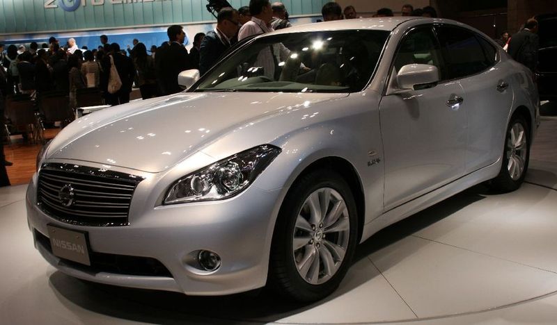 Noch ein Nissan: der Fuga. Er wird in Europa wohl zuerst als fast identischer Infiniti M auf den Markt kommen. (Archiv: Vogel Business Media)
