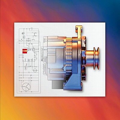 EBVChip Epona: Konfigurierbare Hardware mit Kommunikation für beliebige Kfz-Lichtmaschinen  (Bild: EBV)
