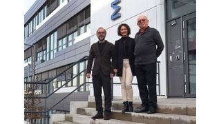 Dr. Yavuz Murtezaoglu, Founder and Managing Director of Module Works, Julia Meyer Hendricks, Head of Business Development – Digital Manufacturing at Module Works and Prof. Yusuf Altintas, Founder of MAL (from left to right) agree on the partnership.  (Source: Module Works)