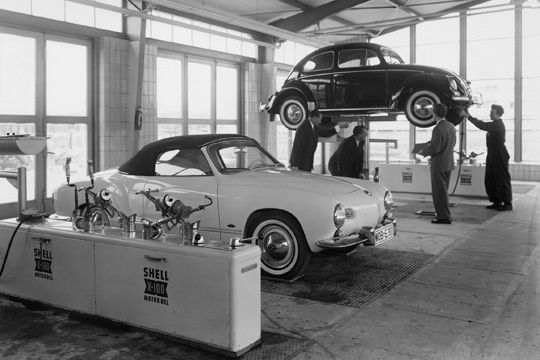 Eine historische Werkstattaufnahme (Archiv: Vogel Business Media)