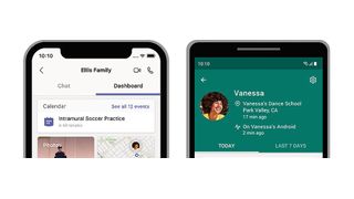 Mit der Teams App mit persönlichen Funktionen sowie der Family Safety App soll man sich besser mit Familie und Freunden vernetzen können. (Bild: Microsoft)