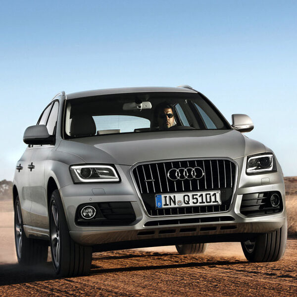 Die modellgepflegten Audi Q5 und Q5 Hybrid feiern in Leipzig Weltpremiere. Mit drei TDI und zwei TFSI solen die Neuen um bis zu 15 Prozent weniger Kraftstoff verbrauchen. (Audi)