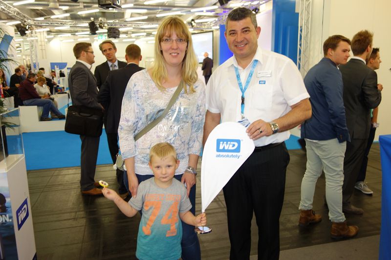 Der jüngste WD-Fan Jan Flori (Bild: IT-BUSINESS)