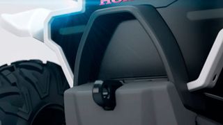 Teil des „3E Robotics Concept“: der 3E-D18, ein autonom fahrendes Geländefahrzeug mit künstliche Intelligenz. (Honda)