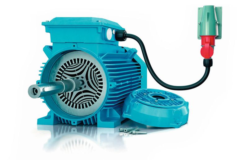 Die meisten Motoren laufen immer noch mit Festdrehzahl – wie auch die neuen Synchronreluktanzmotoren mit direktem Netzanschluss. So lässt sich auch bei Festdrehzahlanwendungen Energie einsparen. (Bild: ABB)