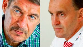 (v.l.) Eike Ollech und Frank Leist von der PSA Groupe mit Ralf Kroke von Loco-Soft. (Bild: Alfred Jungmann)