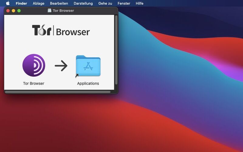 TOR-Browser in macOS installieren. (Joos)