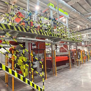 In the plastics sector, Rodolfo Comerio supplies complete calendering lines for PVC and technical films, covering the process from calendering and cooling to thickness control, temperature control units and final winding.(Source:  Rodolfo Comerio)