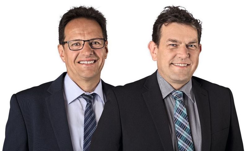Die beiden Firmengründer und Geschäftsführer der Ifsys GmbH, Adelbert Demar und Rigobert Zehner. (DPS Software)