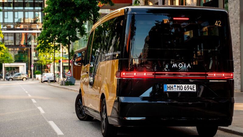 Bislang fährt der Ridepooling-Anbieter noch in einer kleinen norddeutschen Nische.(Bild:  Volkswagen)