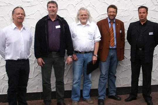 Der Vorstand des Daihatsu-Partnerverbands (von links): Ralf Diedrichs, Holger Lass, Udo Auchter, Thomas Sedlmeier und Riccaut Diestelkamp. (Archiv: Vogel Business Media)