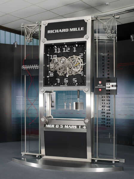 Structure de présentation fabriquée par Patric Métal pour le fabricant horloger Richard Mille. (Image: Patric Métal SA)