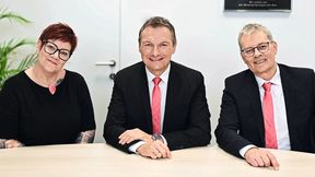 Alexandra Bruckmüller, Martin Berger und Helmut Radinger (v. l.) haben Eplan Österreich gemeinsam aufgebaut. (Bild: Erwin Tatzberger)
