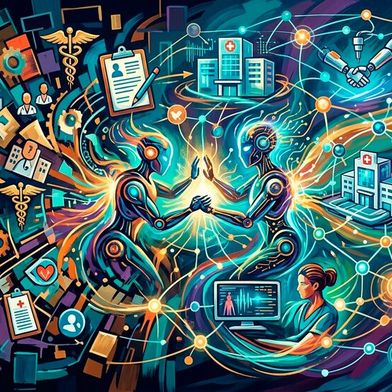 Dank KI und KI-Agenten sollen Patienten das Gefühl bekommen, mit einer vernetzten Organisation zu interagieren. (Bild: Gemini / KI-generiert)