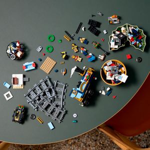 A tiny blue locomotive marks a milestone — the first 3D-printed piece ever included in a Lego retail set.(Source:  Lego)