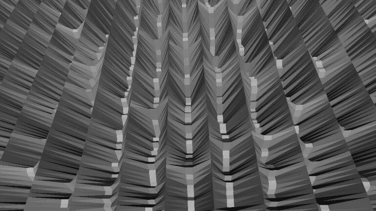 Das-3-D-Modell nochmals im Detail (Bild: Amanda Ghassaei)