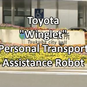 Das Elektro-Zweirad Winglet von Toyota als persönlicher Transport-Assistentz-Roboter