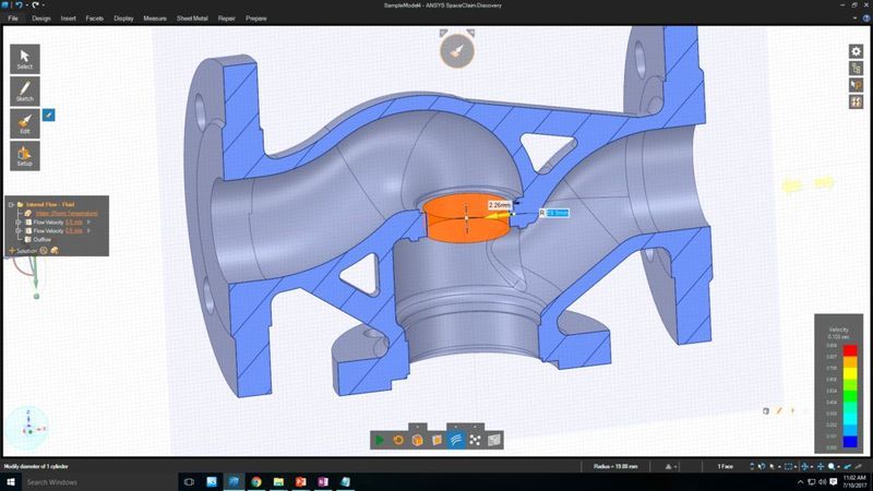 Discovery Live unterstützt fluidische, strukturelle und thermische Simulations-Applikationen (Ansys)