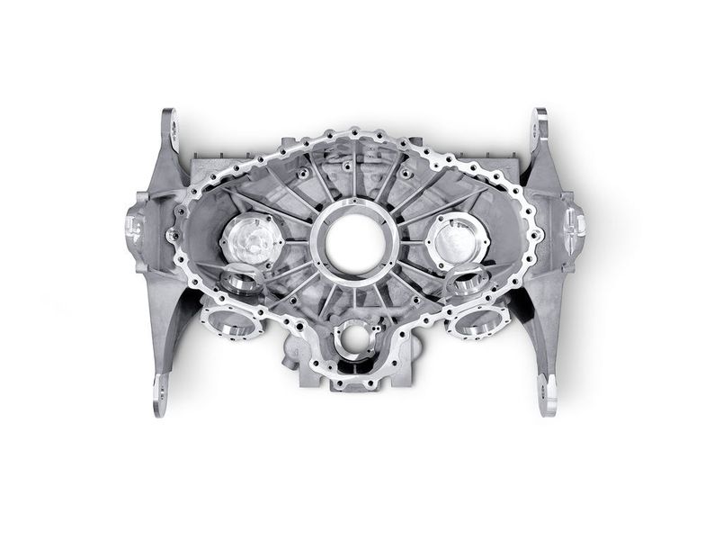 Gehäuse eines Helikoptergetriebes. (Bild: DMG Mori)