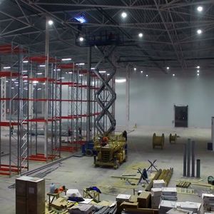 Noch im Werden: Mithilfe der Dematic-AS/RS-Technologie sollen manuelle Eingriffe in den Produktionsprozess des Insektenproteins auf ein Minimum reduziert werden. Dabei wird die vorhandene Fläche optimal ausgenutzt, heißt es. (Bild:  Dematic)