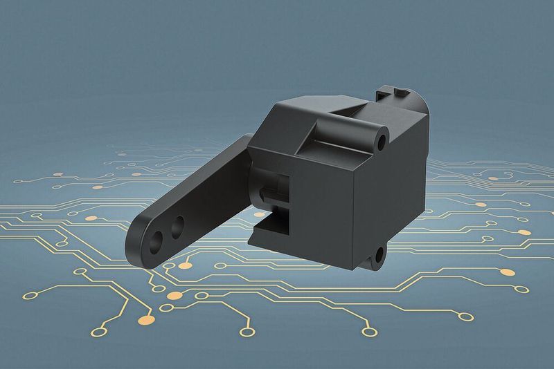 Der Winkelsensor 424S misst unter anderem den Winkel von Pedalen in Landmaschinen, Baumschienen und Flurförderfahrzeugen.  (elobau)