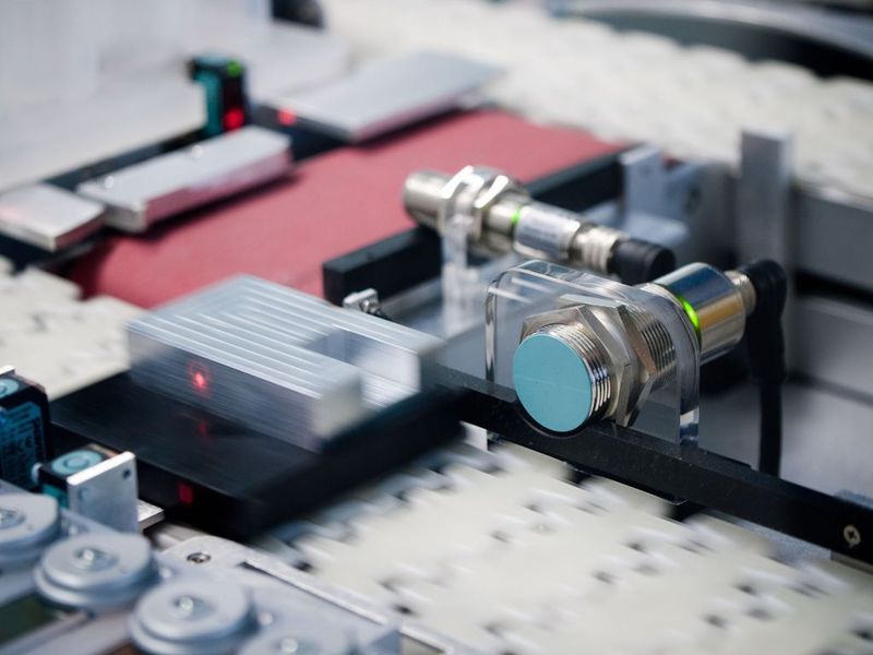 Durch die kompakte Bauform können die RFID-Reader Simatic RF200 direkt an die Montagelinie angebaut werden. (Archiv: Vogel Business Media)