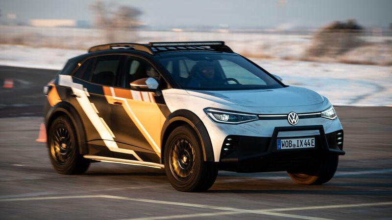 Der Spurt von 0 auf 100 km/h dauert beim VW ID Xtreme 5,3 Sekunden. (Bild: Autoren-Union Mobilität/Volkswagen)