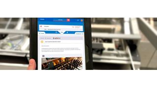 Maddox zeigt die Wissenskarten mit den Störungs- und Lösungshilfen auf dem Tablet an. (Bild: Peerox GmbH)