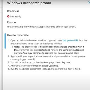 Für alle möglichen Probleme bei der Bereitstellung von Autopilot zeigt der Dienst Informationen an, wie sich das Problem beheben lässt.(Bild:  Joos)