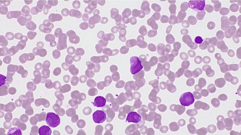 Abb.3: Repräsentatives Bild von Knochenmark im Hellfeld, aufgenommen mit dem Lichtmikroskop ZEISS Axioscope 5. (Bild: Carl Zeiss Mikroskopie)