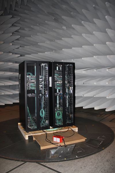 In diesem Testraum wird die Lautstärke dieser Server geprüft. (Archiv: Vogel Business Media)