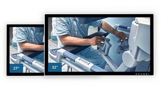 Der 32"-Monitor ist für den Einsatz in regulierten medizinischen Umgebungen ausgelegt und entspricht relevanten Normen, darunter IEC 60601.(Bild:  Richardson Electronics GmbH Canvys - Visual Technology Solutions)