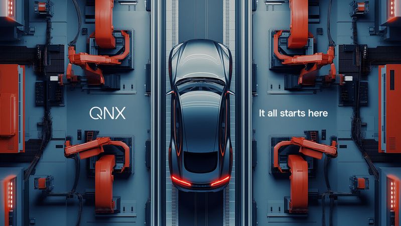 Blackberry reactivates the QNX brand.(Image: Blackberry)