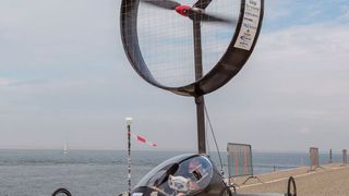 Das Inventus-Projekt der Universität Stuttgart ist eine studentische Arbeitsgruppe mit dem Ziel, ein Ventomobil (Gegenwindfahrzeug) zu bauen. (Bild: Inventus)