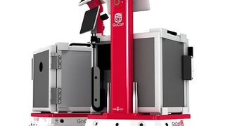 Großes Potential sieht Yujin Robot für den Sericeroboter Go-Cart im Gesundheitsumfeld und in Pflegeeinrichtungen. (Bild: Yuijin)