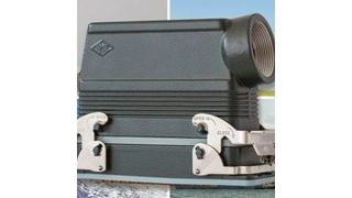 Bild 1: Um diese Nachfrage im Markt nach höheren Resistenzen von Aluminium zu beantworten, stellt ILME 2017 seine neue Gehäuseserie für schwere Steckverbinder E-Xtreme vor.  (Ilme, © windypics/Fotolia.com, T.W. van Urk/Shutterstock, Fulcanelli/Shutterstock, © Hadafee/Fotolia.com [M])