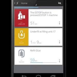Der Mobile Line Assistant versorgt Anlagenpersonal mit wichtigen und personalisierten Informationen, z.B. bei Störungen und Warnungen.