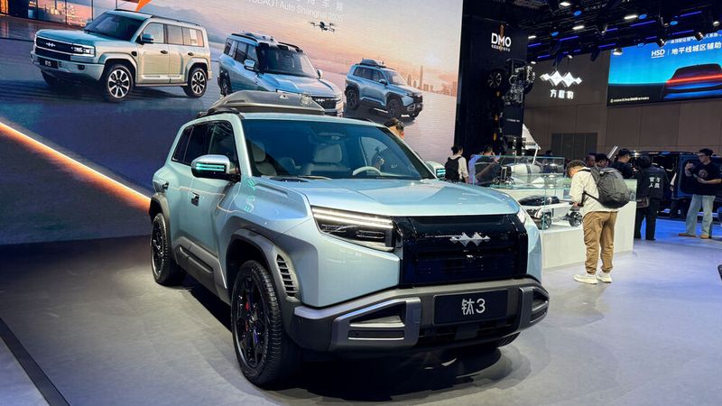 Fang Cheng Bao zeigt den kauzigen Leopard 3. (Bild: sp-x)