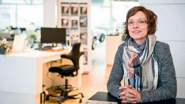 Anja Sticht fühlt sich dann wohl, wenn sich ihre Mitarbeiter wohl fühlen.(Bild:  MGS Motor Gruppe Sticht)