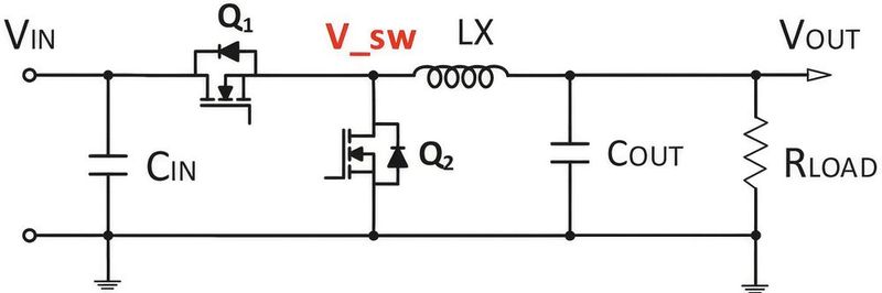 Bild 1:  Typische 2-Level-DC/DC-Topologie. (Bild: Renesas)