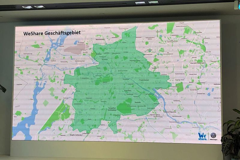 In diesem Berliner Gebiet können Kunden Weshare seit Donnerstag nutzen. (Seyerlein/»kfz-betrieb«)