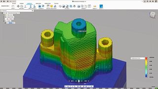 Als neues Feature wird Fusion 360 Anfang 2021 die Simulation für additive Metallpulververfahren integrieren. (Bild: Autodesk)